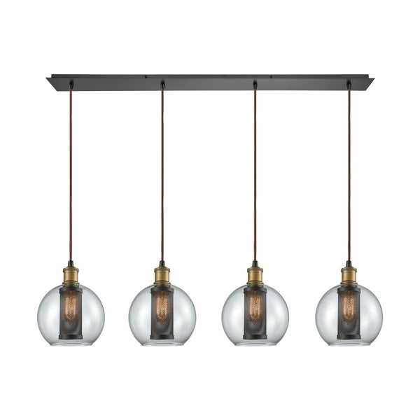 ELK Home - 14530/4LP - Four Light Pendant - Bremington - Oil Rubbed Bronze from Lighting & Bulbs Unlimited in Charlotte, NC