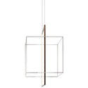 LED Foyer Chandelier from the Viho Collection in Polished Nickel Finish by Kichler (Clearance Display, Final Sale)