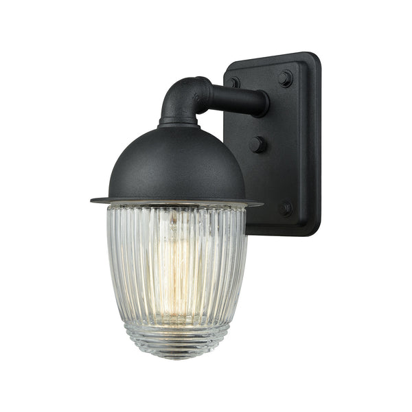 ELK Home - 45250/1 - One Light Outdoor Wall Sconce - Channing - Matte Black from Lighting & Bulbs Unlimited in Charlotte, NC