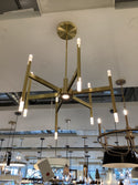 LED Chandelier from the Kizette Collection in Champagne Gold Finish by Kichler (Clearance Display, Final Sale)