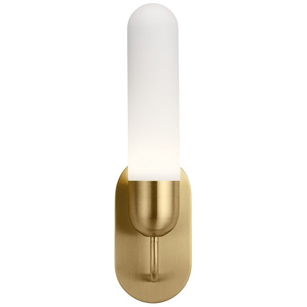 LED Wall Sconce from the Sorno Collection in Champagne Gold Finish by Kichler (Clearance Display, Final Sale)