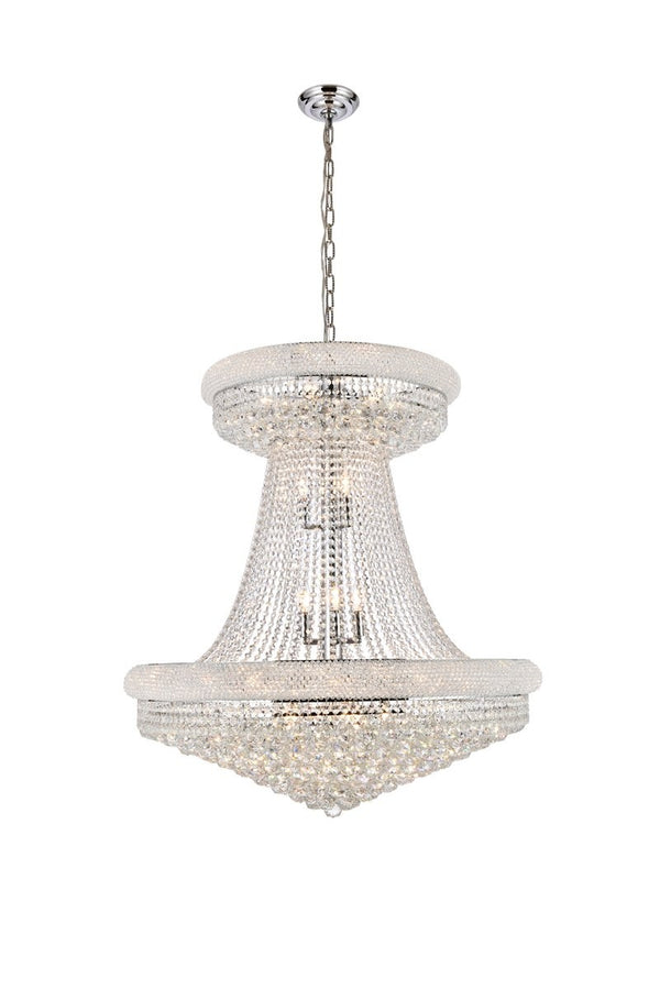 Elegant Lighting - V1800G36SC/RC - 28 Light Chandelier - Primo - Chrome from Lighting & Bulbs Unlimited in Charlotte, NC
