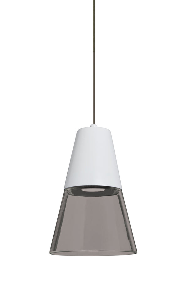 Besa - 1XT-TIMO6WS-LED-BR - One Light Pendant - Timo 6 - Bronze from Lighting & Bulbs Unlimited in Charlotte, NC