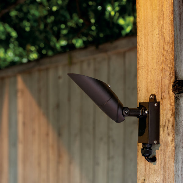LED Landscape Accent from the Landscape Led Collection in Textured Architectural Bronze Finish by Kichler