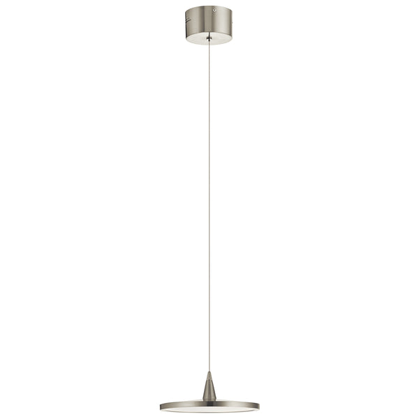 Kichler - 83963 - LED Mini Pendant - Jeno - Brushed Nickel from Lighting & Bulbs Unlimited in Charlotte, NC