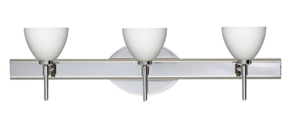 Besa - 3SW-185807-CR - Three Light Wall Sconce - Divi - Chrome from Lighting & Bulbs Unlimited in Charlotte, NC