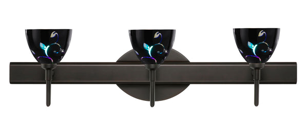 Besa - 3SW-1858VB-BR - Three Light Wall Sconce - Divi - Bronze from Lighting & Bulbs Unlimited in Charlotte, NC
