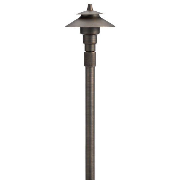 Kichler - 15502CBR - One Light Adjust Height Path - No Family - Centennial Brass from Lighting & Bulbs Unlimited in Charlotte, NC