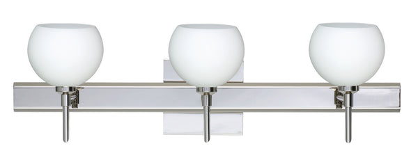 Besa - 3SW-565807-CR-SQ - Three Light Wall Sconce - Palla - Chrome from Lighting & Bulbs Unlimited in Charlotte, NC