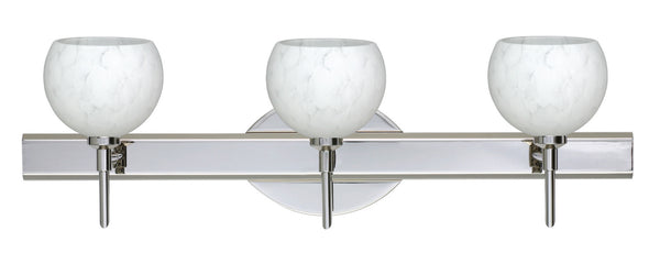 Besa - 3SW-565819-CR - Three Light Wall Sconce - Palla - Chrome from Lighting & Bulbs Unlimited in Charlotte, NC
