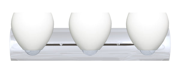 Besa - 3WZ-412207-LED-CR - Three Light Wall Sconce - Bolla - Chrome from Lighting & Bulbs Unlimited in Charlotte, NC