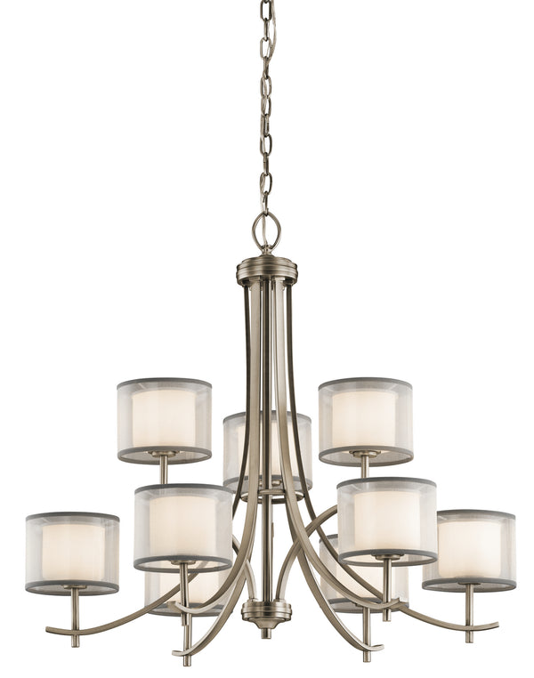 Kichler - 43150AP - Nine Light Chandelier - Tallie - Antique Pewter from Lighting & Bulbs Unlimited in Charlotte, NC