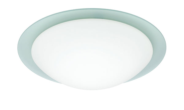 Besa - 977225C - One Light Ceiling Mount - Ring - White/Frost Ring from Lighting & Bulbs Unlimited in Charlotte, NC