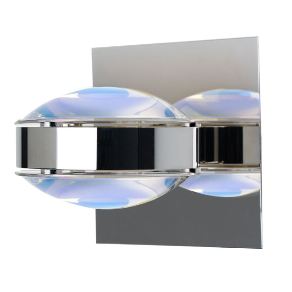 Besa - OPTOS1W-WDWD-CR - One Light Wall Sconce - Optos - Chrome from Lighting & Bulbs Unlimited in Charlotte, NC