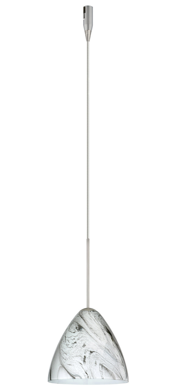 Besa - RXP-1779MG-SN - One Light Pendant - Mia - Satin Nickel from Lighting & Bulbs Unlimited in Charlotte, NC