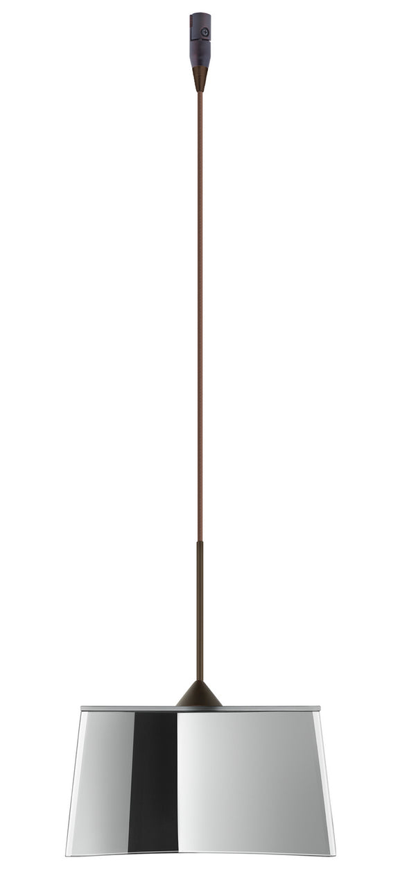 Besa - RXP-6773MR-BR - One Light Pendant - Groove - Bronze from Lighting & Bulbs Unlimited in Charlotte, NC