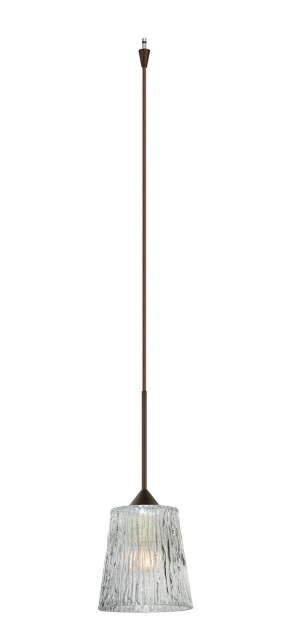 Besa - XP-512500-BR - One Light Pendant - Nico - Bronze from Lighting & Bulbs Unlimited in Charlotte, NC