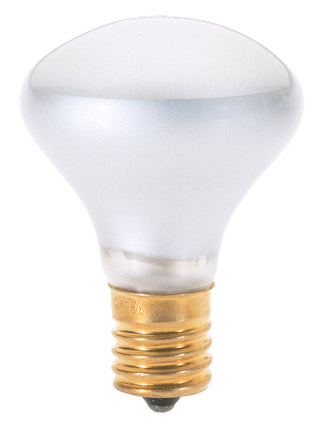 25 Watt R14 Incandescent, Frost, 1500 Average rated hours, 135 Lumens, Intermediate base, 120 Volt Light Bulb by Satco