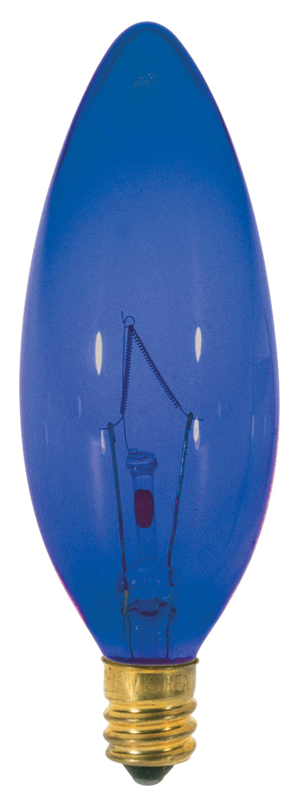 Satco - S3218 - Light Bulb - Transparent Blue from Lighting & Bulbs Unlimited.
