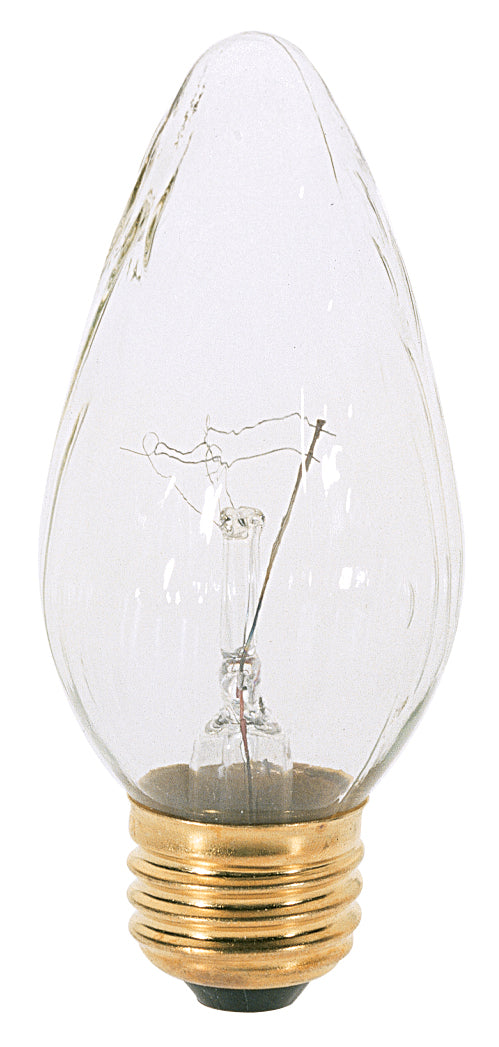 25 Watt F15 Incandescent, Aurora, 1500 Average rated hours, 165 Lumens, Medium base, 120 Volt Light Bulb by Satco
