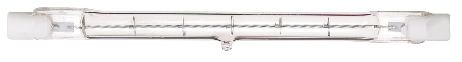 300 Watt, Halogen, T3, Clear, 1500 Average rated hours, 5300 Lumens, Double Ended base, 120 Volt, Carded Light Bulb by Satco