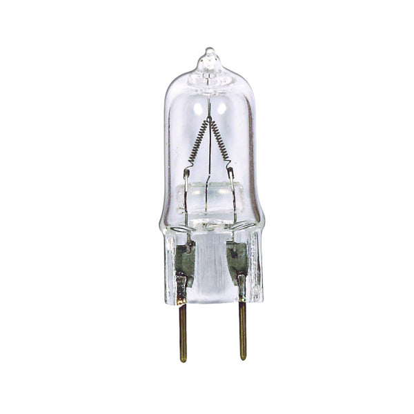 20 Watt, Halogen, T4, Clear, 2000 Average rated hours, 180 Lumens, Bi Pin G8 base, 120 Volt, Carded Light Bulb by Satco