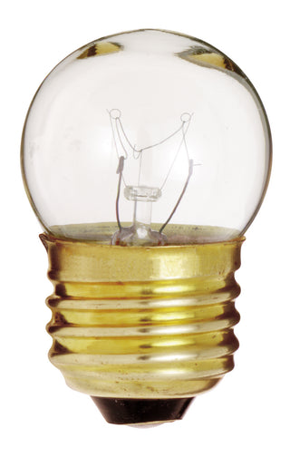 7.5 Watt S11 Incandescent, Clear, 2500 Average rated hours, 40 Lumens, Medium base, 120 Volt Light Bulb by Satco