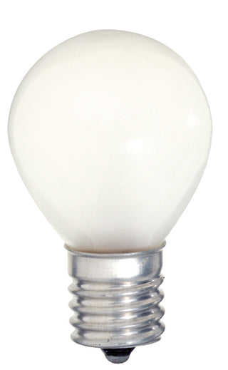 10 Watt S11 Incandescent, Frost, 1500 Average rated hours, 80 Lumens, Intermediate base, 120 Volt Light Bulb by Satco
