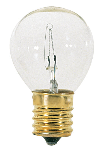 15 Watt S11 Incandescent, Clear, 1500 Average rated hours, 100 Lumens, Intermediate base, 120 Volt Light Bulb by Satco