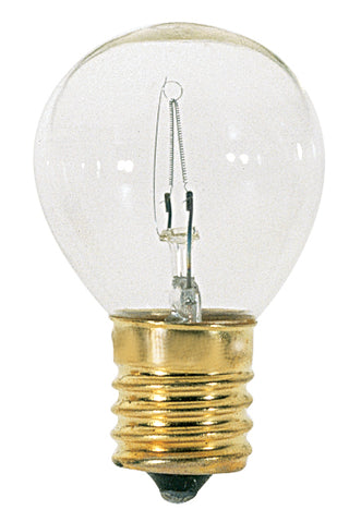 40 Watt S11N Incandescent, Clear, 1500 Average rated hours, 370 Lumens, Intermediate base, 120 Volt Light Bulb by Satco