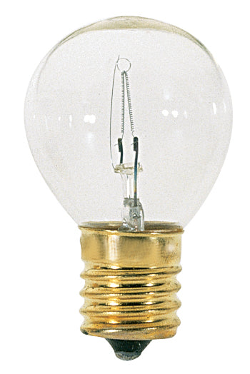 40 Watt S11N Incandescent, Clear, 1500 Average rated hours, 370 Lumens, Intermediate base, 120 Volt, Carded Light Bulb by Satco