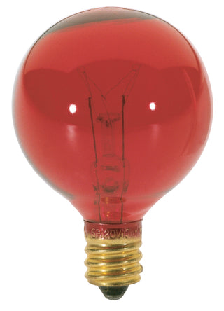 Satco - S3833 - Light Bulb - Transparent Red from Lighting & Bulbs Unlimited.