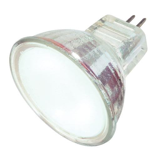 35 Watt, Halogen, MR11, Frosted, 2000 Average rated hours, Sub Miniature 2 Pin base, 12 Volt Light Bulb by Satco