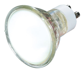 35 Watt, Halogen, MR16, Frosted, 2000 Average rated hours, 275 Lumens, GU10 base, 120 Volt Light Bulb by Satco