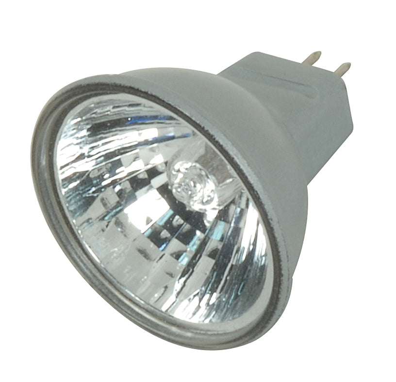 35 Watt, Halogen, MR11, FTH, 3000 Average rated hours, Bi Pin GZ4 base, 12 Volt Light Bulb by Satco