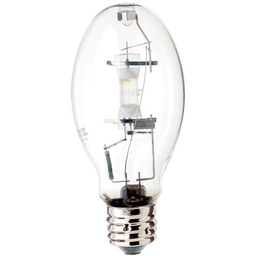 150 Watt, Metal Halide HID, Mogul extended base, ED28, Clear, 65 CRI, 4000K Light Bulb by Satco