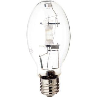 250 Watt, Metal Halide HID, Mogul base, ED28, Clear, 65 CRI, 4000K Light Bulb by Satco