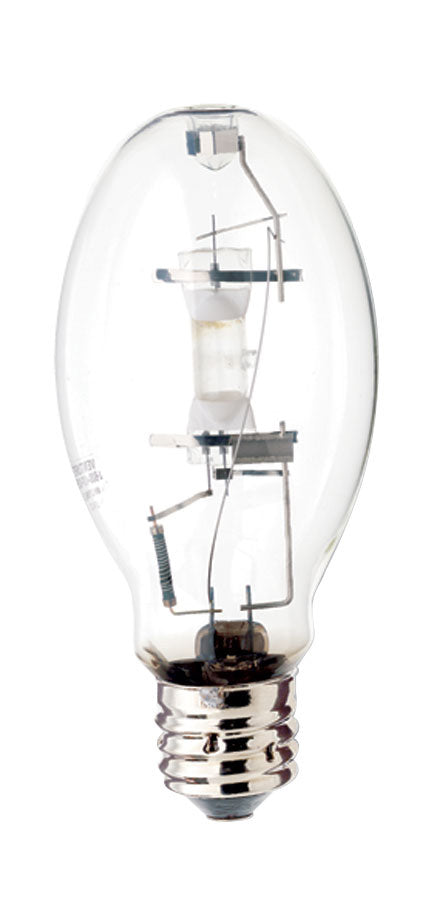 250 Watt, Metal Halide HID, Mogul base, ED28, Clear, 65 CRI, 4000K Light Bulb by Satco
