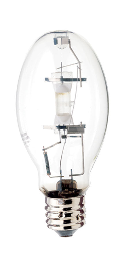 250 Watt, Metal Halide HID, Mogul base, ED28, Clear, 65 CRI, 4000K Light Bulb by Satco