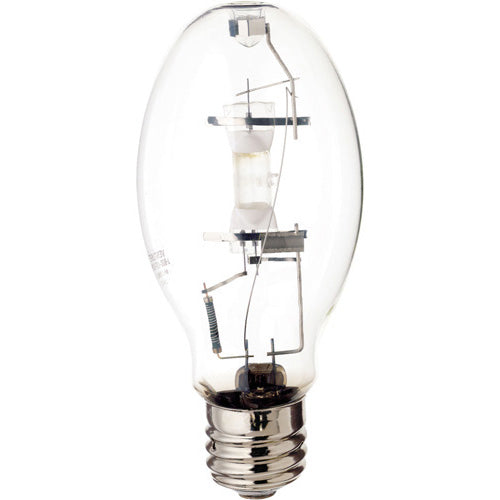 200 Watt, Metal Halide HID, Mogul extended base, ED28, Clear, 65 CRI, 4000K Light Bulb by Satco