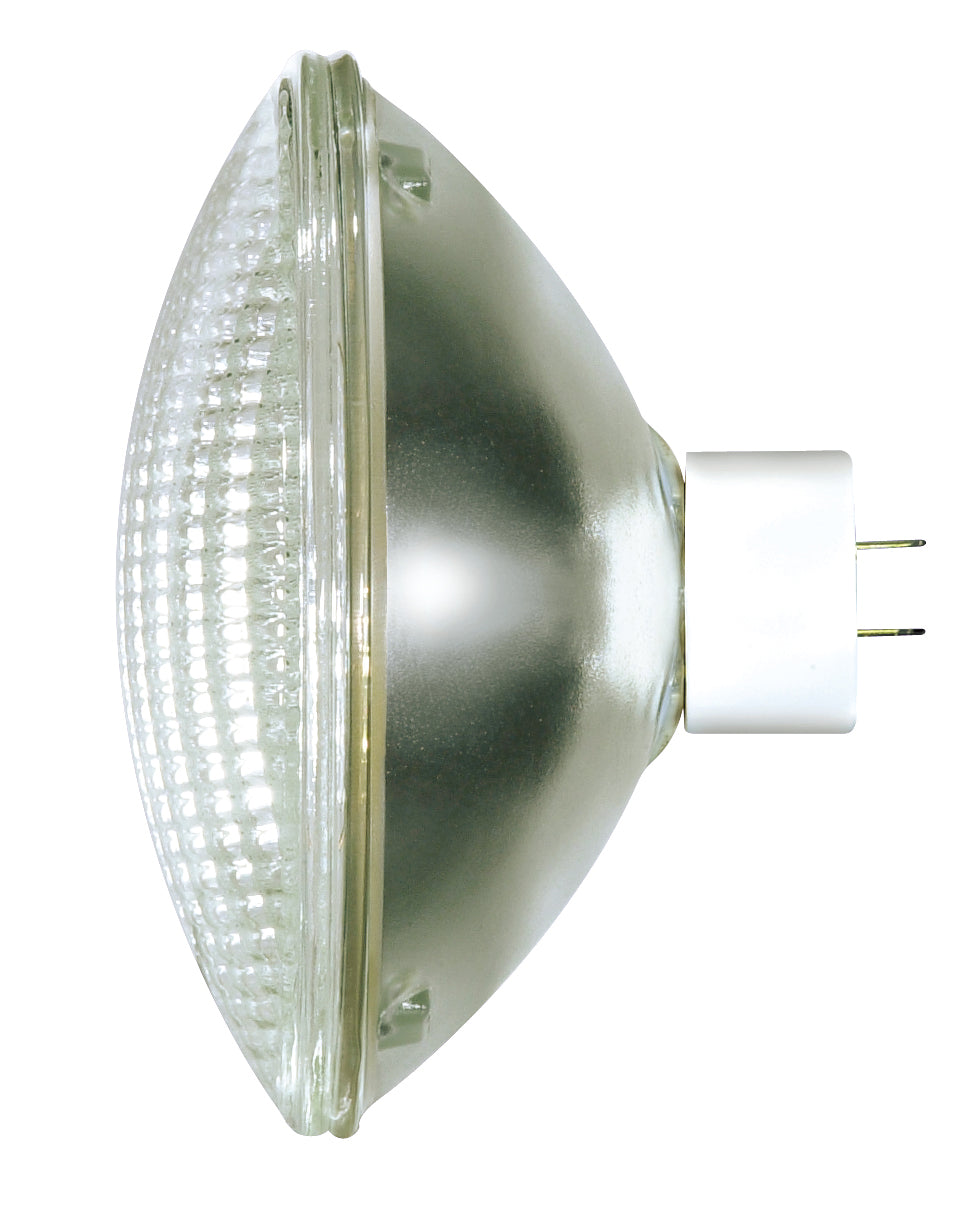 500 Watt sealed beam, PAR64, 2000 Average rated hours, 6500 Lumens, Mogul End Prong base, 120 Volt Light Bulb by Satco