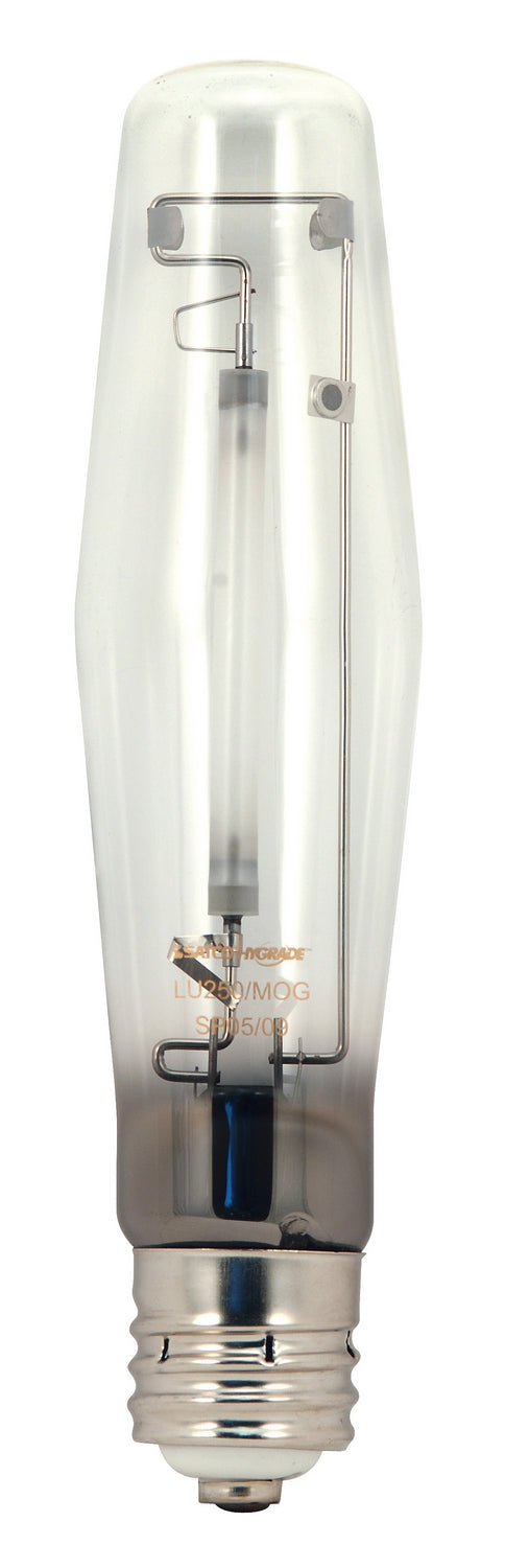 250 Watt, Metal Halide HID, Mogul base, ET18, Clear, 65 CRI, 4000K Light Bulb by Satco