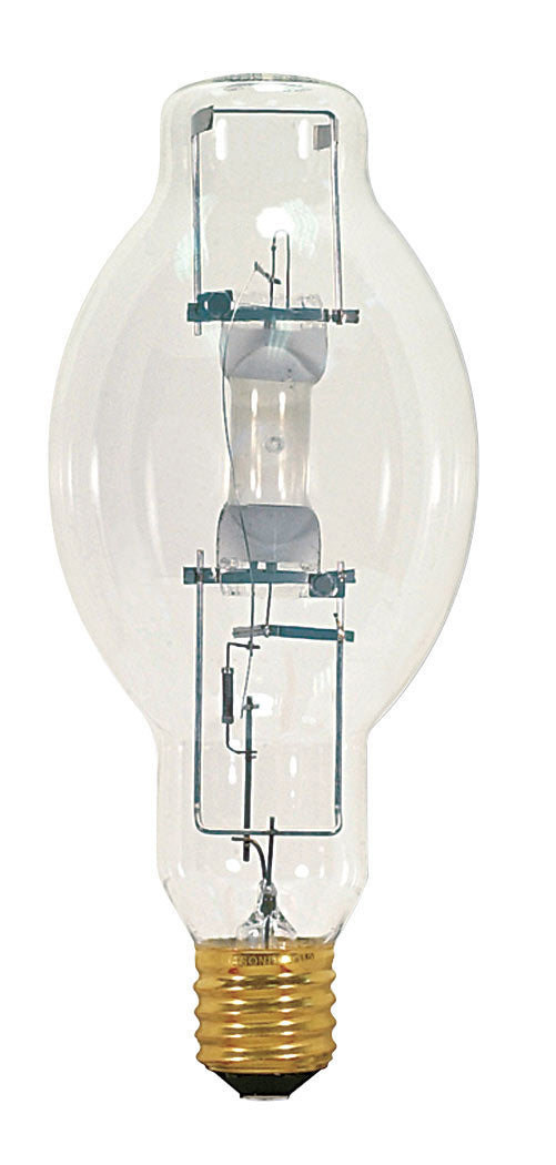 1000 Watt, Metal Halide HID, Mogul base, BT37, Clear, 65 CRI, 4000K Light Bulb by Satco