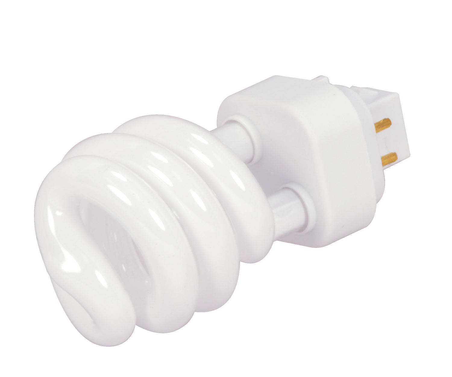 13 Watt, pin-based Compact Fluorescent, 2700K, 82 CRI, G24Q-1 (4-Pin) base Light Bulb by Satco