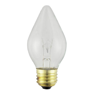 60 Watt C15 Incandescent, Clear, 4000 Average rated hours, Medium base, 120 Volt, Shatter Proof Light Bulb by Satco