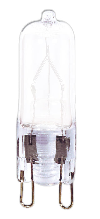 40 Watt, Halogen, T4, Frosted, 2000 Average rated hours, 450 Lumens, Double Loop base, 120 Volt Light Bulb by Satco