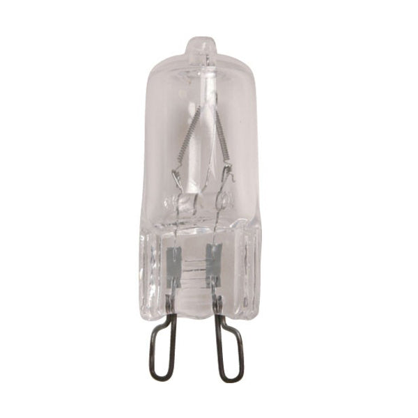 60 Watt, Halogen, T4, Clear, 2000 Average rated hours, 820 Lumens, Double Loop base, 120 Volt Light Bulb by Satco