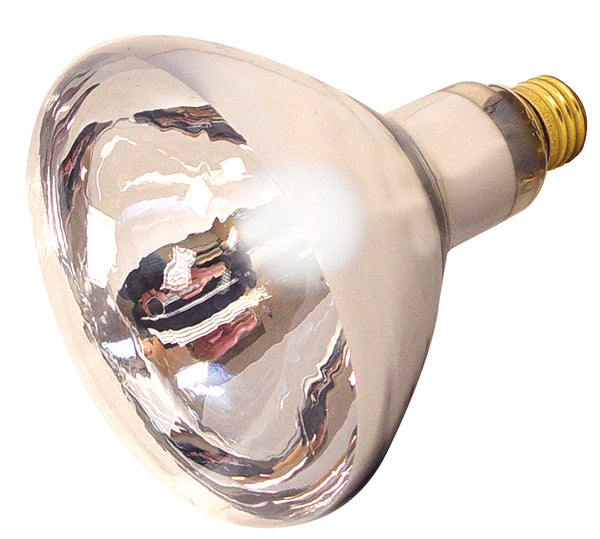 125 Watt R40 Incandescent, Clear Heat, 6000 Average rated hours, Medium base, 120 Volt Light Bulb by Satco
