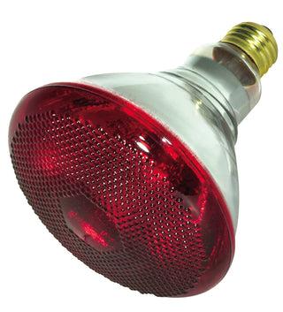 175 Watt BR38 Incandescent, Red Heat, 5000 Average rated hours, Medium base, 120 Volt Light Bulb by Satco