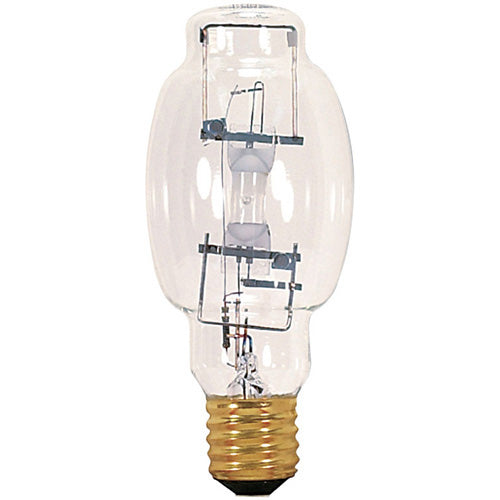175 Watt, Metal Halide HID, Mogul base, BT28, Clear, 65 CRI, 4000K Light Bulb by Satco